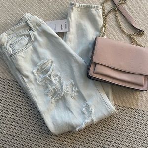 NWT Boyfriend Fit Sky Blue Jeans